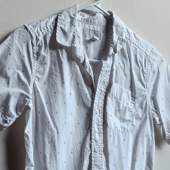 Children's Place White Button Down Shirt Size 10/12 - Picture 4 of 12